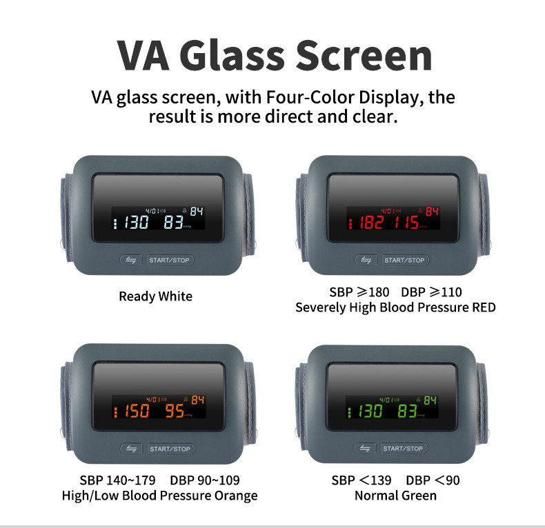 Arm Type Integrated Blood Pressure Monitor With BT Big Screen One Key To Test