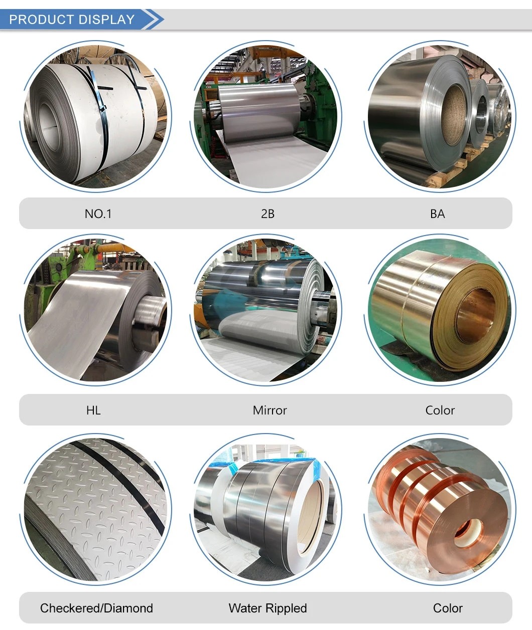 1/4H 1/2H 3/4H Stainless Steel Flat Strips