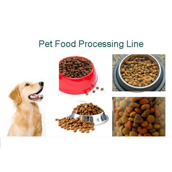Dog pet food processing line , animal food making machine