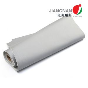 China 3732 0.45mm Grey PU Coated Fiberglass Fabric Cloth For Welding Blanket wholesale