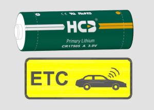 China Lithium Manganese Dioxide Lithium MnO2 Battery CR17505 A Cell 2500mAh wholesale