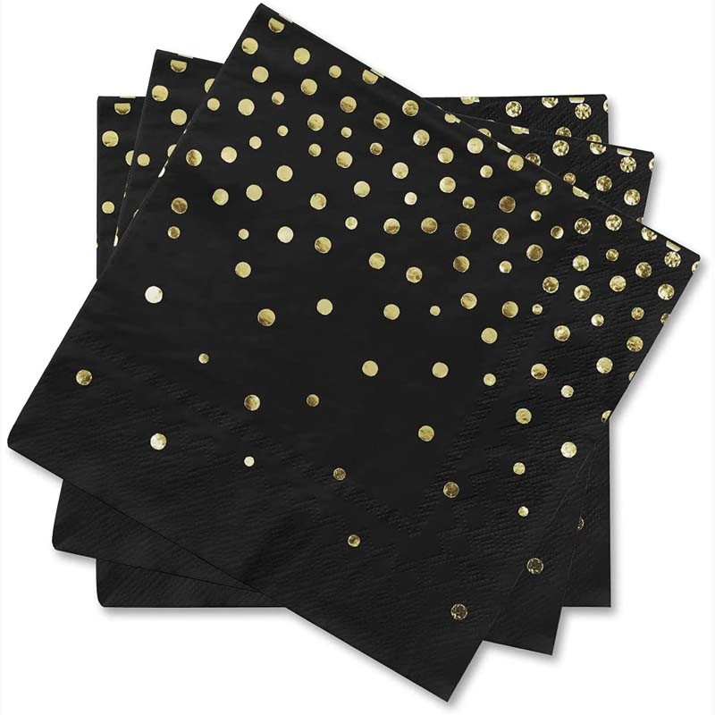 China Sustainable Foil Paper Napkins , Recyclable 3 Ply Paper Dinner Napkins wholesale