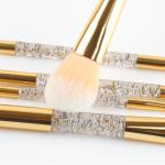 Double End Multifunction Makeup Brush , Glitter Customize Plastic Makeup Brushes