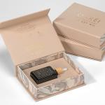 Print custom logo luxury pink paper recycled perfume skincare cosmetic products