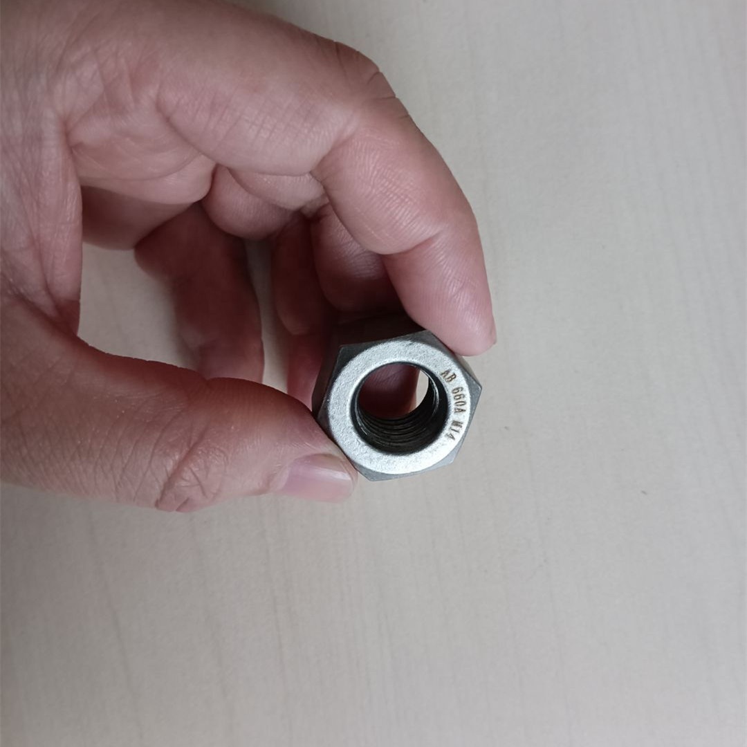 Plain Finish Gr.660A Heavy Hex Nut DOUBLE SIDED CHAMFER Sizes M10 M12 and M14 for Industrial Applications