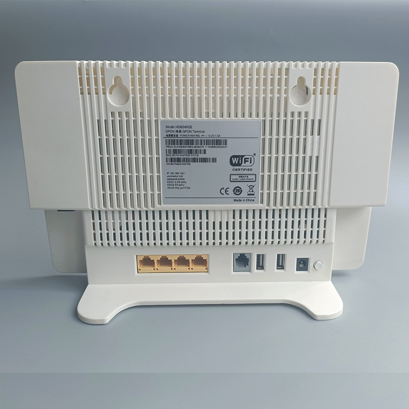 HG8245Q2 GPON ONU 4GE 1TEL 2USB WIFI 5.8G/2.4G Dual band ONT