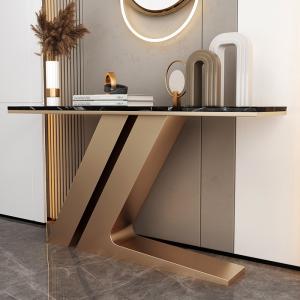 China Width 45cm Entrance Console Table Stainless Steel Entryway Table wholesale
