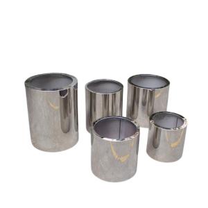 China Stainless steel round planter flower pot with mirror finishing wholesale