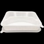 Lightweight Eco Friendly Disposable Tableware Pla Food Container Heat Resistance