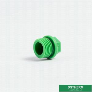 China Recyclable Pipe Fittings Ppr Plug , Round Head Polyethylene Pipe Plugs wholesale