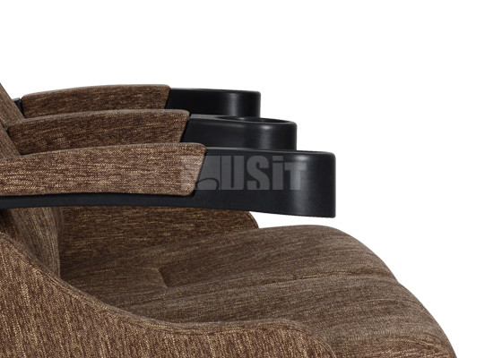 High Strength Plastic Cover Commercial Theater Seating Love Seat Version Arms