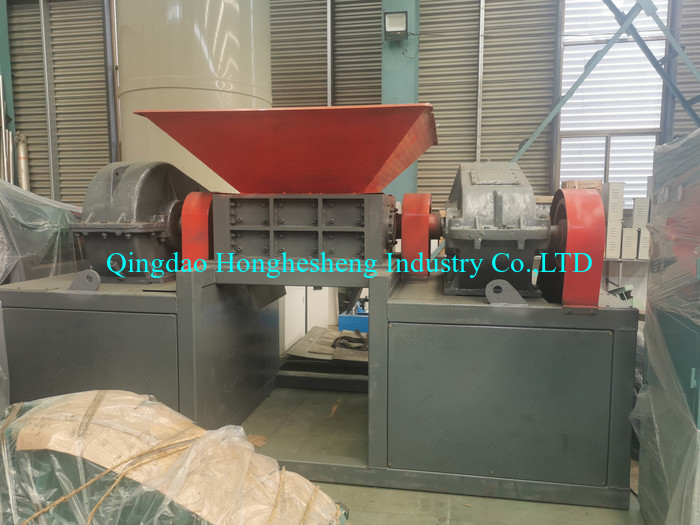 Waste Tire Plastic Film Shredding Machine For Car Skin Metal