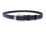 Women Rhinestone Buckle 2.3CM Full Grian Leather Belt