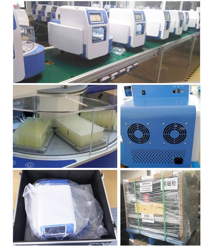 ISO CE 450W Automated Nucleic Acid Extraction System DNA RNA Extraction Machine