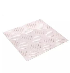 China Non-slip environmental protection aluminum checker plate for passenger car floor wholesale