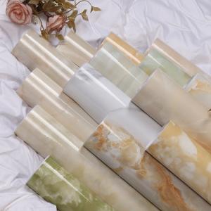 China Waterproof Peel Stick Marble High Glossy Wallpaper for Household Refurbishment wholesale
