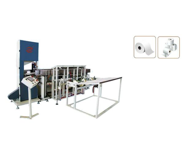 2.5KW 2700mm Length Paper Slitter Rewinder Machine / Toilet Paper Roll Cutting