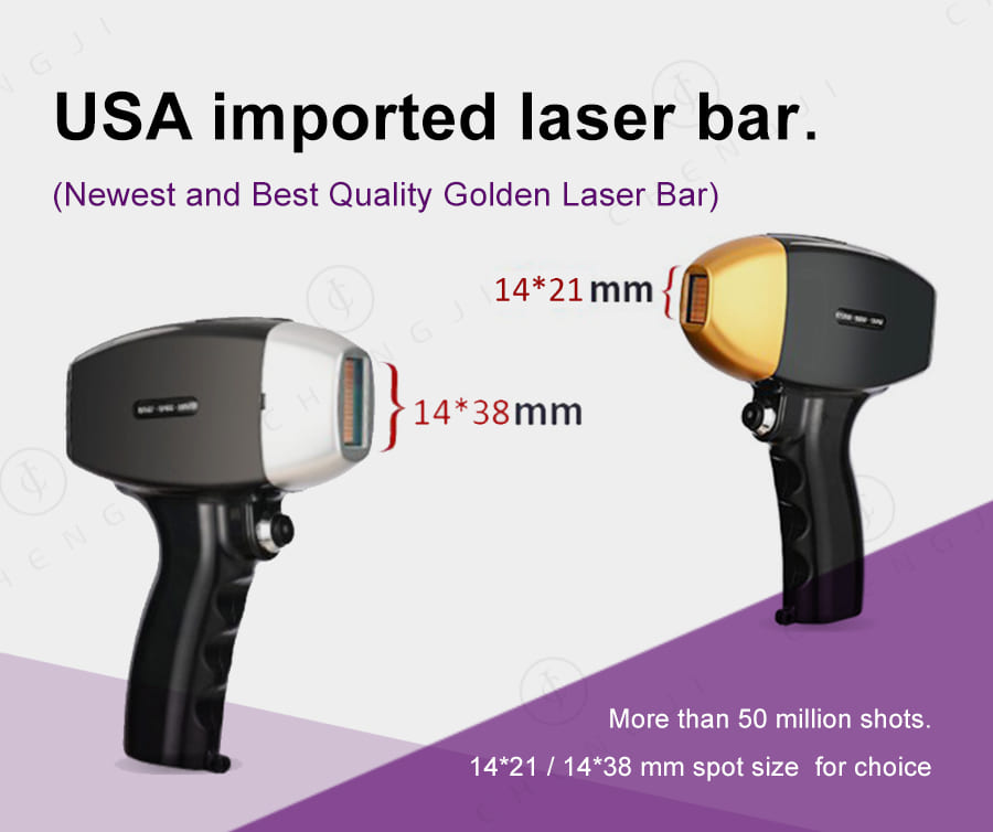 Ice Titanium Laser Removal Machine 755 808 1064nm Laser Hair Reduction Machine Triple Wave