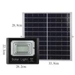 Dustproof Solar Powered LED Flood Light 100W 200W For Outdoor Yard Garden