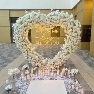 China Plug Powered Custom Neon Marquee Light Up Letters for Wedding Party Will You Marry Me wholesale