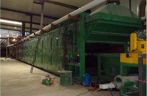 China Automatic Rockwool Production Line 5mm Blanket Glass Wool Line wholesale