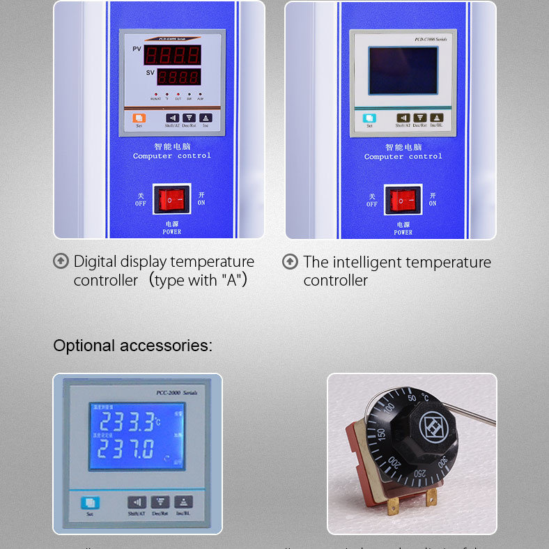 110v Forced Convection Drying Oven 60Hz Thermostatic Lab Drying Equipment