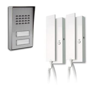 China 2 Wire audio visual Outdoor Ring Doorbell OEM Metal Panel For Apartment wholesale