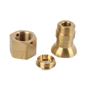 China Zinc Plating Casing Joint Brass CNC Machining Parts wholesale