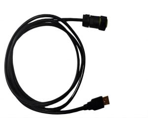 China Anti-Interference High Voltage USB Aviation Connector Male Industrial Wire Harness 300V wholesale