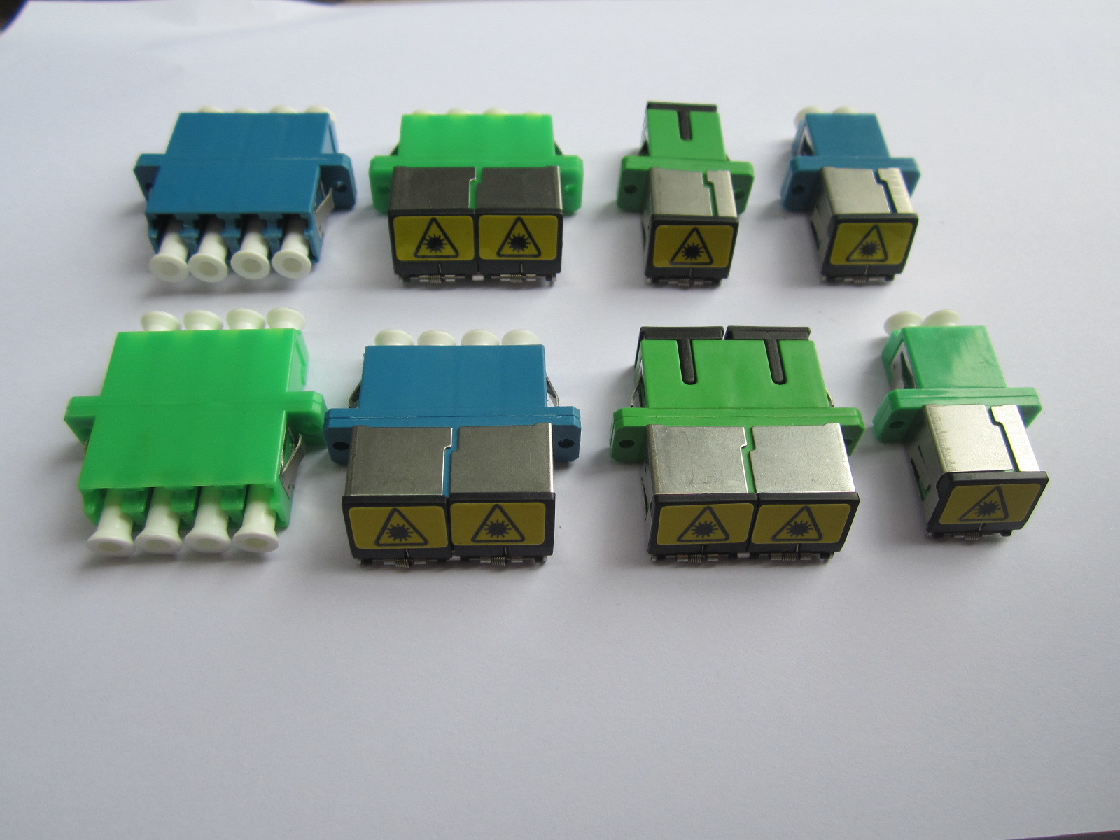 High precision SC/APC Shutter cover fiber Optic Adapter, Fiber Optic Fast Connector Ease Installation