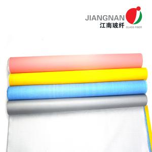 China 1/3 Twill Silicone Coated Fiberglass Fabric Fireproof Cooler Insulation Material wholesale