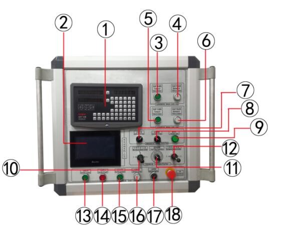 Workpiece 1000mm Facing PLC Cnc Turning Lathe Machine