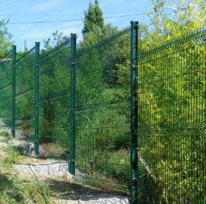 China 3D Garden Fence Curvy Welded Wire Mesh Fence wholesale