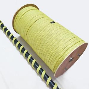 China Factory sales high strength Braided Kevlar aramid cord rope round, square, flat shapes rope wholesale