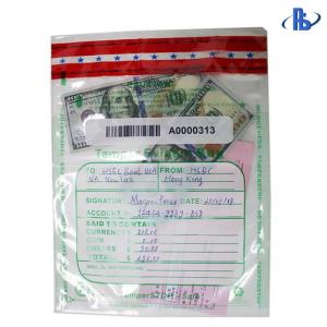 China Anti Tamper PE Tamper Evident Security Bags , Bank Deposit Security Bags wholesale