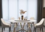 ISO14001 Rock Slab Family Strong Durable Dining Table