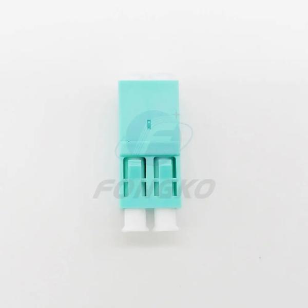 Factory FTTH water blue LCD duplex adapter coupler flange duplex LCD fiber optic adapter