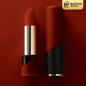 China Natural Red Waterproof Lipstick Velvet Matte Carved Long Lasting wholesale