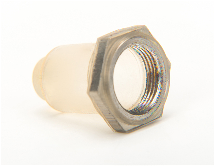 rubber coated metal parts with TS16949 ISO9001:2008 metal rubber molding parts