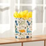 Supply Kids Baby Cartoon Printed Gift Packaging Paper Shopping Bag with Folding