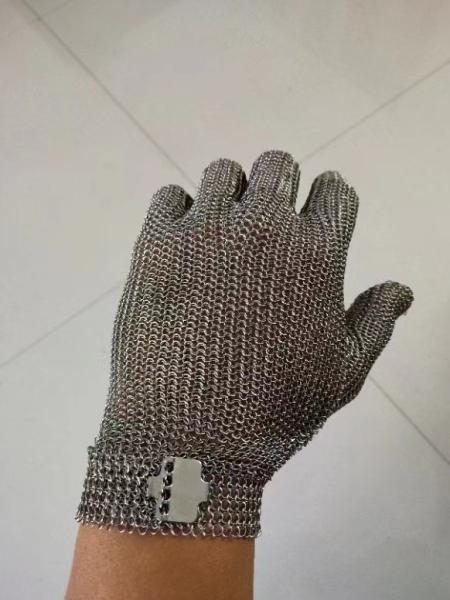 Stainless steel CUT RESISTANT GLOVES ring mesh chain mail mesh auti-cutting