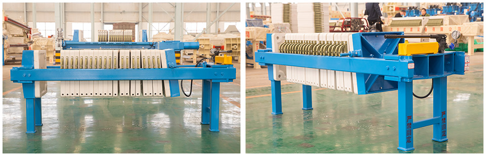 Small Manual Hydraulic Chamber Filter Press