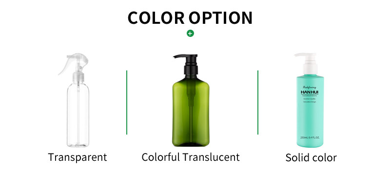 100ML 150ML 200ML Plastic Toner Bottles Of various sizes in Natural Stopper