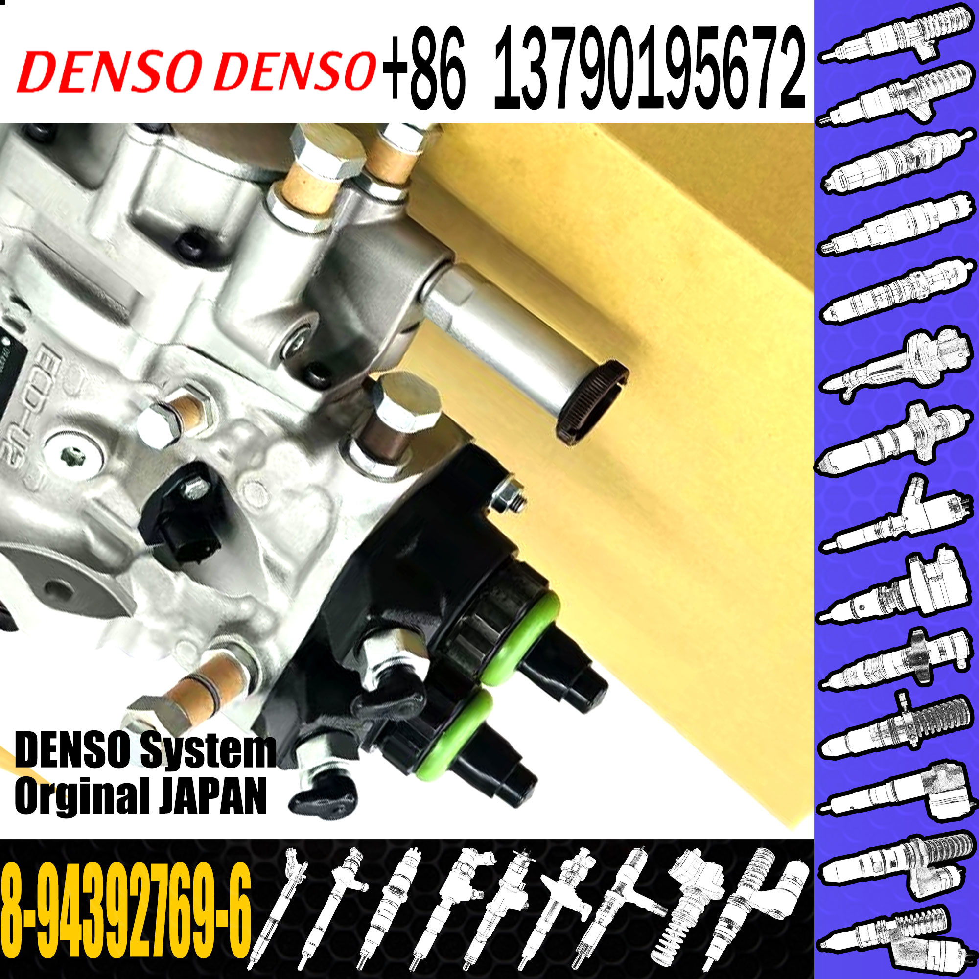 Common Rail Injection Pump 094000-0306 8-94392769-6 8-94392769-0 For ISUZU 6HK1