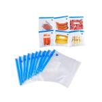 Sous Vide Bags Reusable Vacuum Zipper Bags Food Storage Bags with Sealing Clips