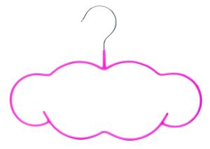 China Premium Lovely Cloud-Shaped Sturdy Thick Wire Chrome Wire Hangers wholesale