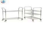 RK Bakeware China Foodservice NSF Stainless Steel Serving Cart Rolling Cart