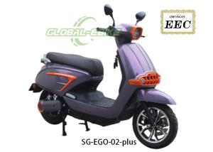 China Purple High Speed 75km/H 3000w Motor Power 12 Inch Tire City E-Bike With LED Light wholesale