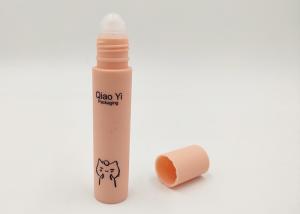 China Cosmetic Roller Ball Empty Lip Gloss Tubes 3.5g Screw Cap Sealing Type wholesale