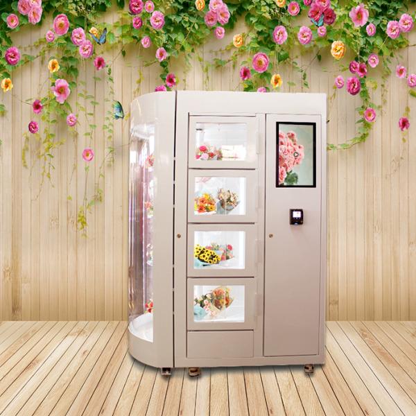 Clinics Health Center Flower Vending Machine 220V Airports 24 Hours LED